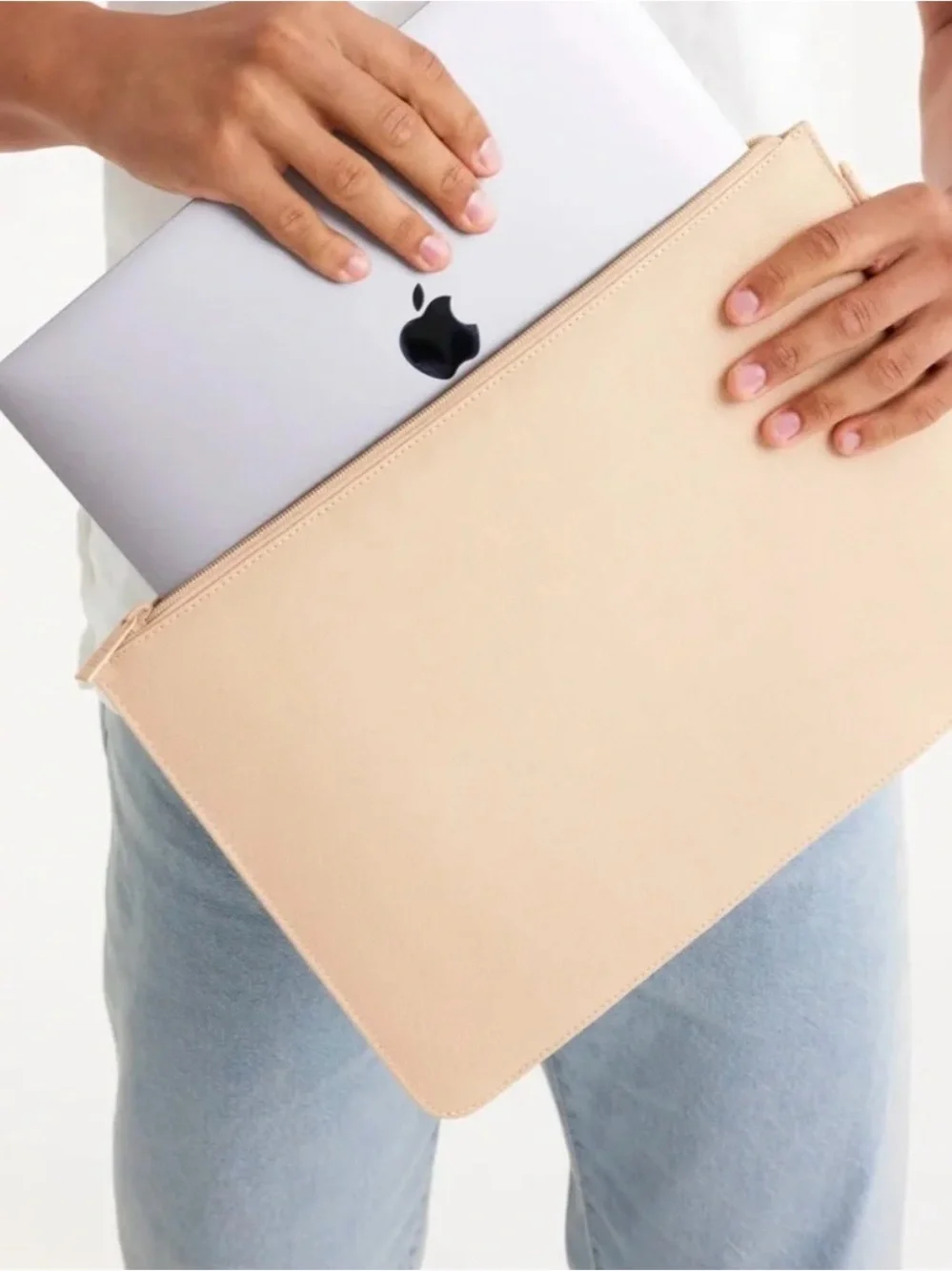 BEIS Nude Convertible Wristlet Pouch